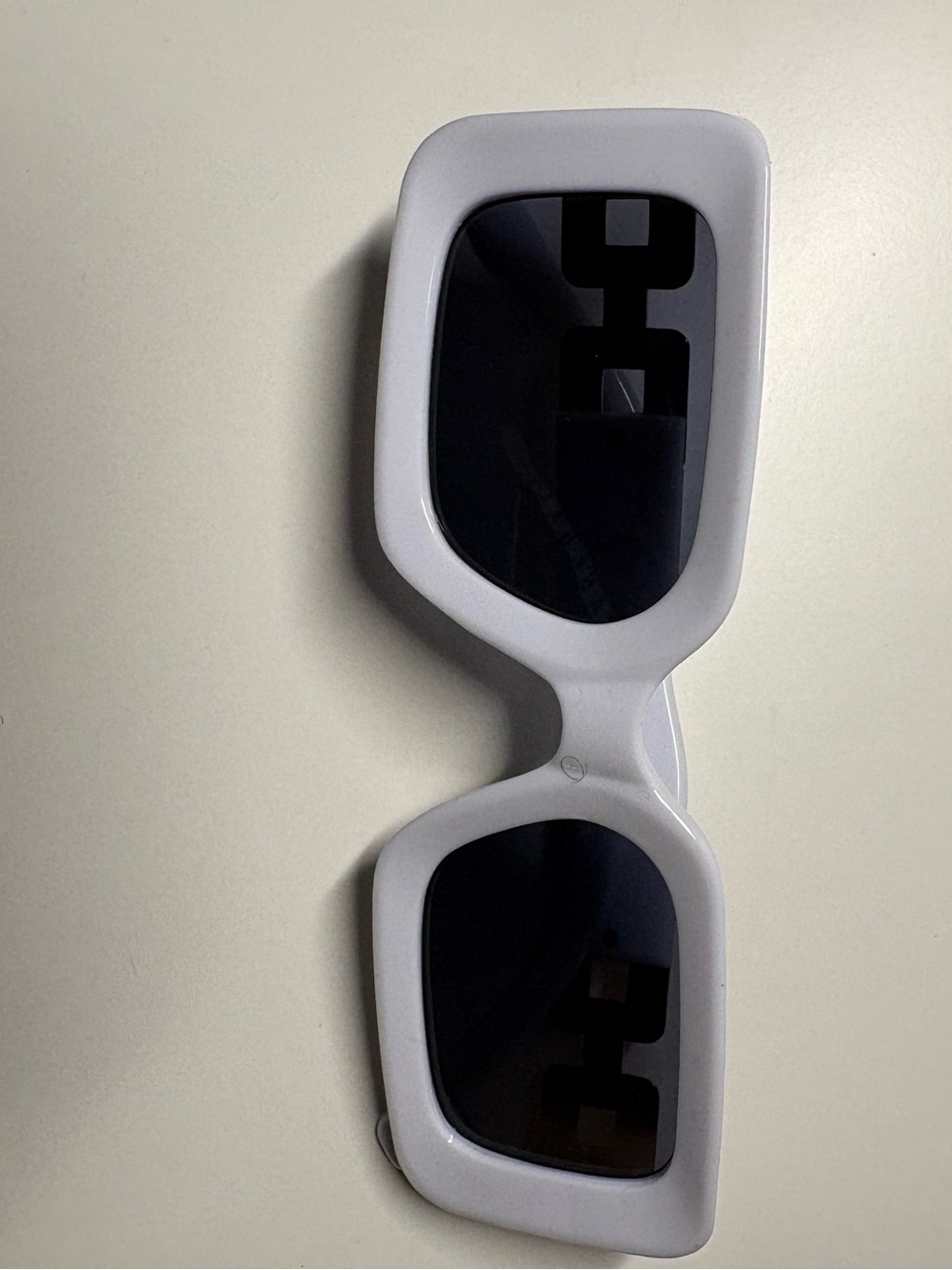 White Square-frame Sunglasses - Men Accessories
